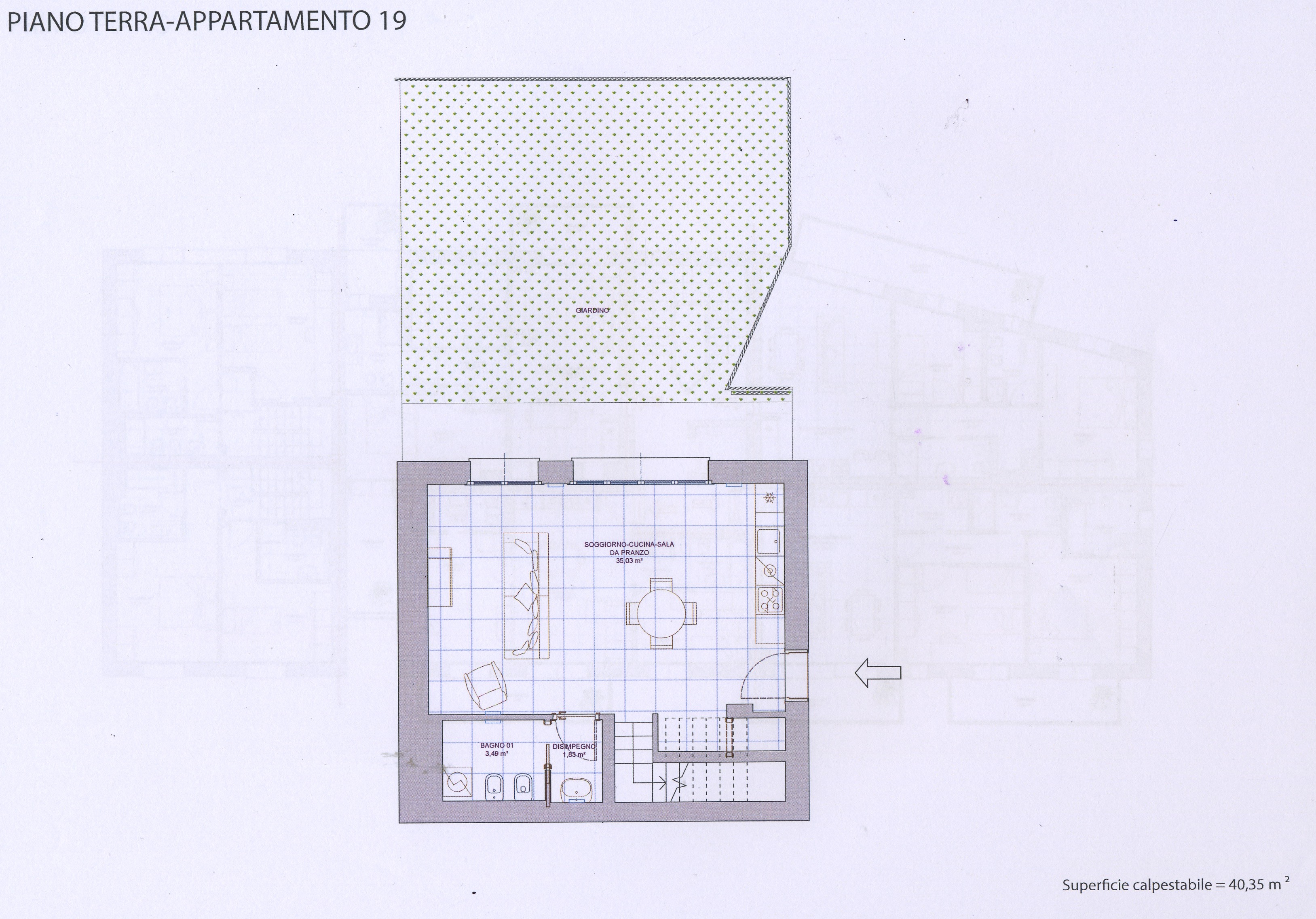 Duplex B app. 19 – Piano Terra
