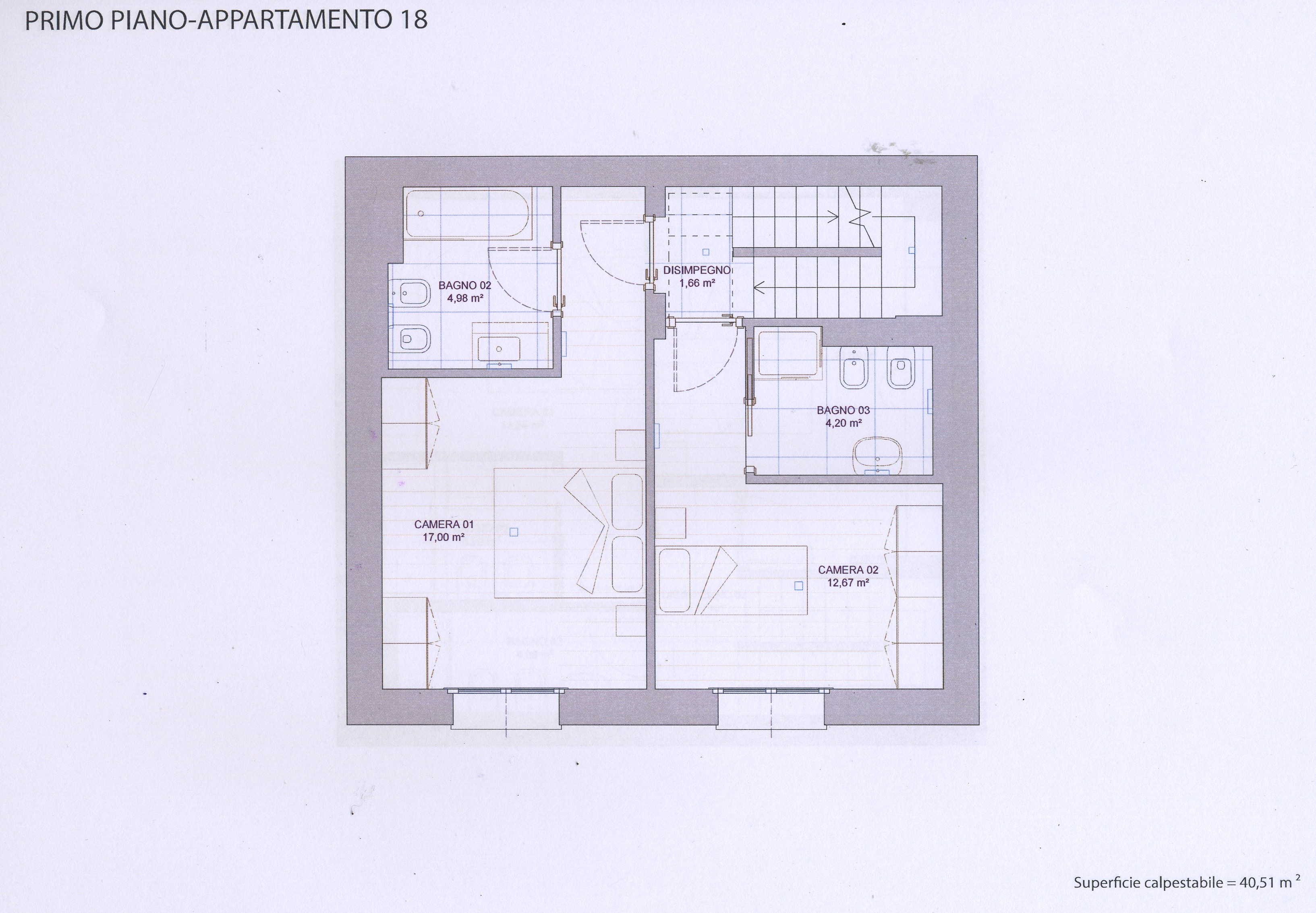 Planimetria Duplex Primo Piano